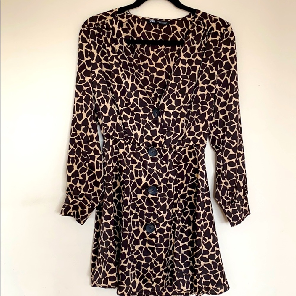 ZARA Button down dress